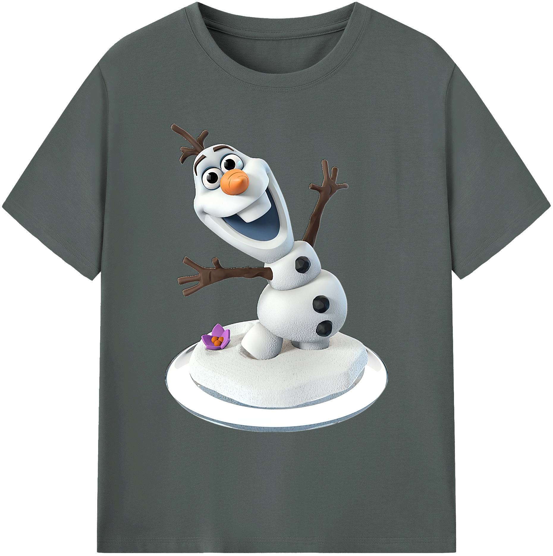（画像用） アナと雪の女王 アンナ エルサ Frozen Anna Elsa 綿100％ メンズ半袖Tシャツ｜肌触りやわらか＆通気性